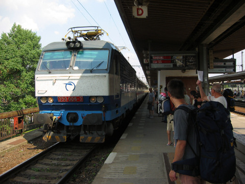 Bahnhof von Holesovice