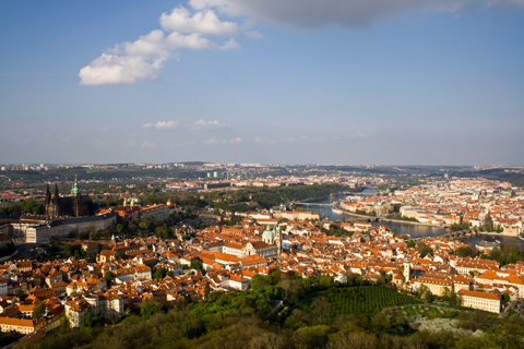 View over Prague